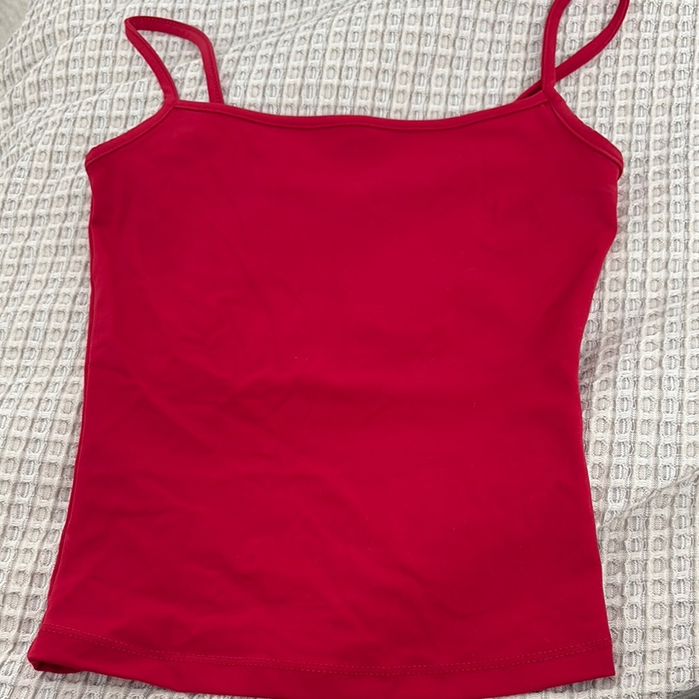 Garage Red Fitted Camisole Top